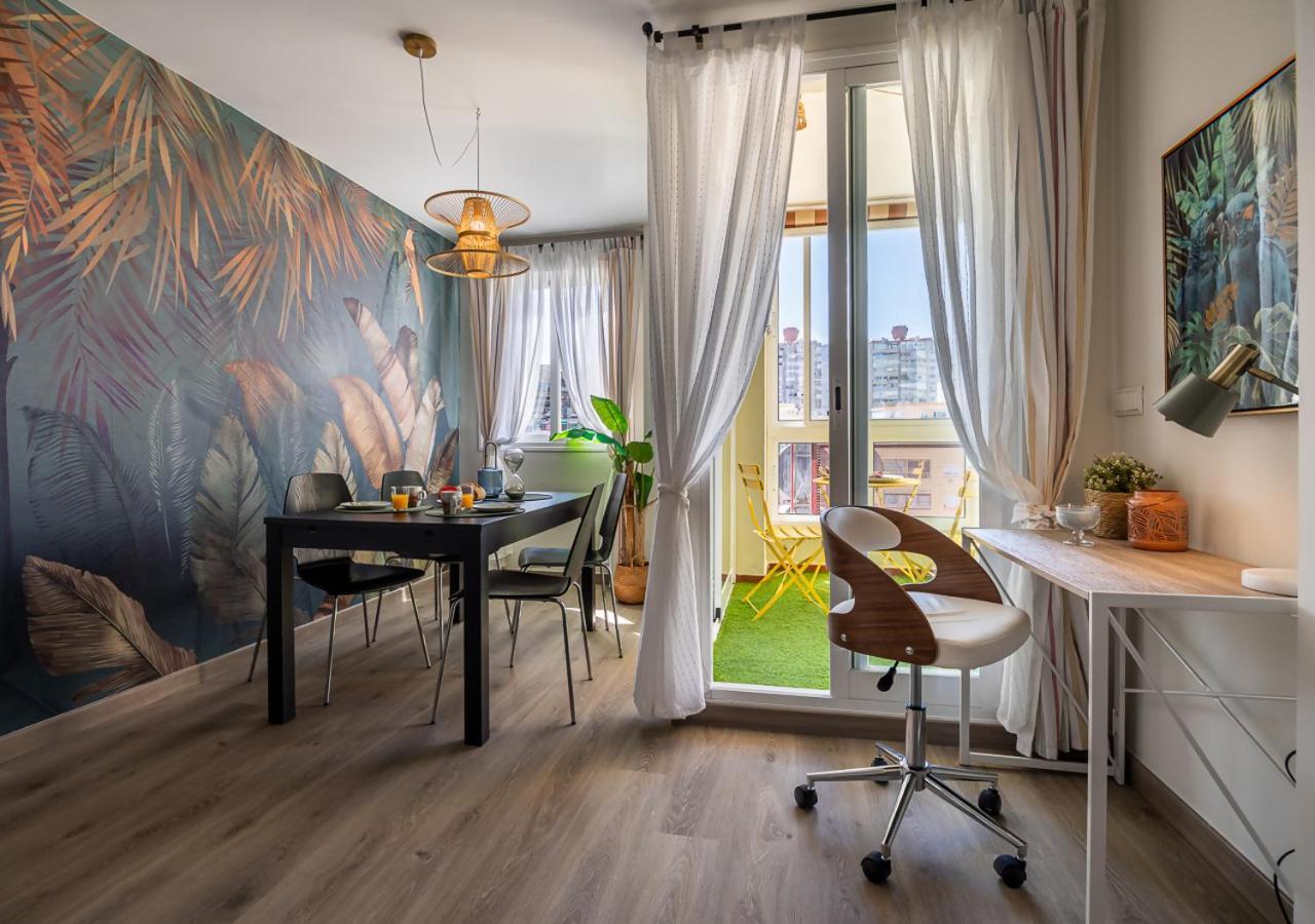 Centro Wifi Terraza Parking Ascensor A La Playa A 5 Min Daire Torremolinos Dış mekan fotoğraf